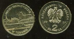 Poland 波蘭紀念幣，2-ZT，2007年，Joseph Conrad小說家，品相美全新UNC 歷史價格詳細信息