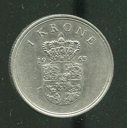 DENMARK ( 丹麥硬幣)， 5-ORE ， K843.1 ， 1953 ，品相極美XF #204972 歷史價格詳細信息