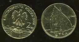 Poland 波蘭紀念幣，2-ZT，2006年，Legnica古堡，品相美全新UNC 歷史價格詳細信息
