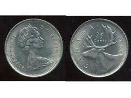 【全球硬幣】加拿大 Canada 25 cents 1985年25分 品項美 歷史價格詳細信息