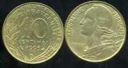 【全球郵幣】法國 France 1966 5 Centimes  AU 歷史價格詳細信息