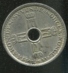 【硬幣】NORWAY (挪威), 5 ORE , K405 , 1961 #203308 品相美上VF+ 歷史價格詳細信息