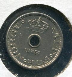 【硬幣】NORWAY (挪威), 10 ORE , K411 , 1960 #203376 品相極美XF 歷史價格詳細信息