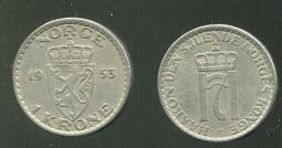 【硬幣】NORWAY (挪威), 5 ORE , K405 , 1961 #203308 品相美上VF+ 歷史價格詳細信息