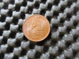 挪威銅幣，KM371，2-ORG，1947年，品相美VF 歷史價格詳細信息