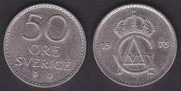 挪威鎳幣，KM412，5-KRONE，1963年，品相9新AU 歷史價格詳細信息