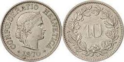 【全球郵幣】Switzerland coin 瑞士錢幣 10-RAP 1962年 品相極美AU 歷史價格詳細信息