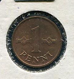 【錢幣】FINLAND (芬蘭)  5 Pennia , #209099  K45a , 1982 ,品相全新UNC 歷史價格詳細信息