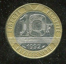 【錢幣】FRANCE法國,10 FRANC , K915.2 , 1951B ,品相9新AU #201729 歷史價格詳細信息