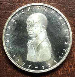 (德1)-德國5馬克紀念幣200th Anniversary - Birth of Carl Heinrich von 價格比較,價格查詢,歷史價格詳細信息