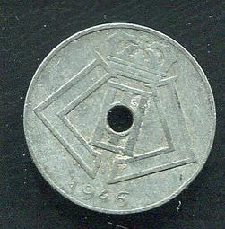 【錢幣】 BELIGIUM 比利時，10 CENTS ， K125 ， 1943 ，品相極美XF #201926 歷史價格詳細信息