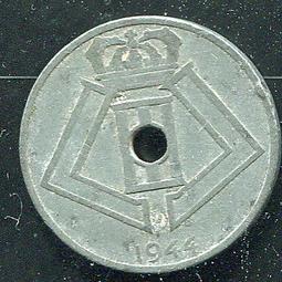 【錢幣】 BELIGIUM 比利時，25 CENTS ， K132 ， 1945 ，品相美上VF+ #201979 歷史價格詳細信息