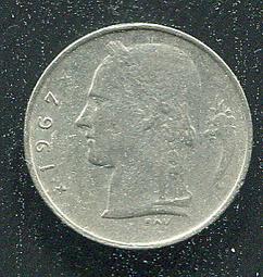 【錢幣】 BELIGIUM 比利時，1 FRANC ， K128 ， 1943 ，品相普上F+ #201951 歷史價格詳細信息