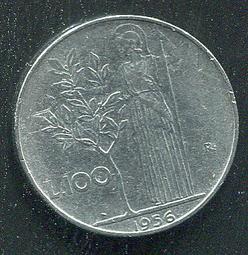 【錢幣】ITALY (義大利),   , 100 LIRE  , K96.1  , 1965 ,品相9新AU #202888 歷史價格詳細信息