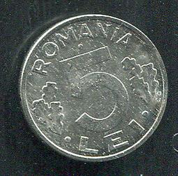 ROMANIA（羅馬尼亞塑膠鈔），P117，1-LEI，2005，品相全新UNC 歷史價格詳細信息