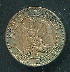 【錢幣】FRANCE (法國),   , 2 Centime  , K776.4  , 1854D ,品相美上VF+ #203449 歷史價格詳細信息