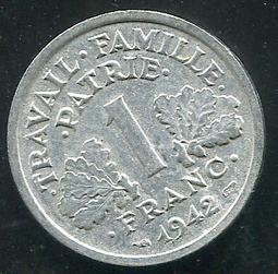 【錢幣】FRANCE (法國),   , 1 FRANC  , K885a.2  , 1957B ,品相全新UNC #203605 歷史價格詳細信息