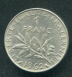 【錢幣】FRANCE法國,1 FRANC , K925.1 , 1988 ,品相9新AU #201771 歷史價格詳細信息