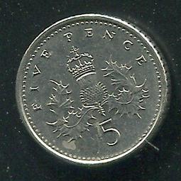 【錢幣】Great Britain(英國)， 5 PENCE  , K911  , 1968 ,品相全新UNC #204368 歷史價格詳細信息