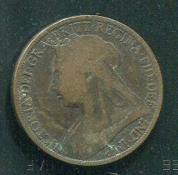 【錢幣】Great Britain(英國)， 1 PENNY  , K790  , 1899 ,品相普F #204137 歷史價格詳細信息