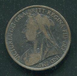【錢幣】Great Britain(英國)， 1 PENNY  , K790  , 1899 ,品相普F #204137 歷史價格詳細信息