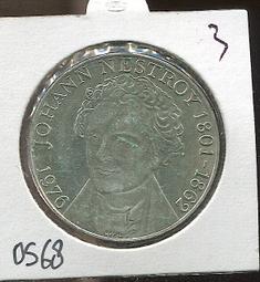 【銀幣】Austria(奧地利)， 100 Schilling  , K2932  , 1976音樂家Johann Nepomuk 175年 ,品相全新UNC #204563 歷史價格詳細信息