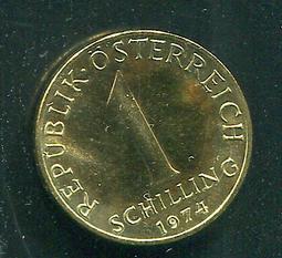 【錢幣】Austria(奧地利)， 1 Schilling  , K2886  , 1994 ,品相9新AU #204620 歷史價格詳細信息