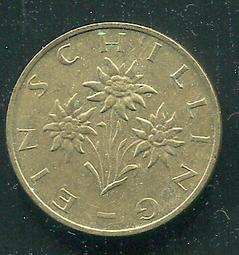 【錢幣】Austria(奧地利)， 1 Schilling  , K2886  , 1994 ,品相9新AU #204620 歷史價格詳細信息