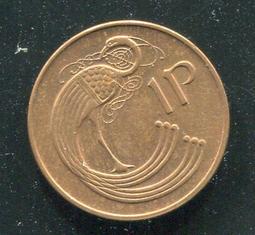 【錢幣】IRELAND(愛爾蘭),PENNY  , K20  , 1986 #205543 ,品相9新AU 歷史價格詳細信息