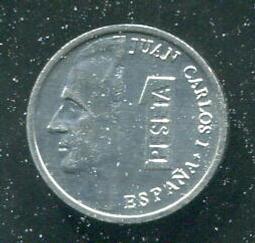 【錢幣】SPAIN(西班牙),1 Peseta,K806,1975/暗記1976 #205985 ,品相9新AU 歷史價格詳細信息