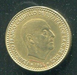 【錢幣】SPAIN(西班牙),1 Peseta,K832,2000 #205809 ,品相全新UNC 歷史價格詳細信息