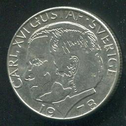 【錢幣】SWEDEN(瑞典),1-Kronor,K852,1979 #206719 ,品相95新AU+ 歷史價格詳細信息