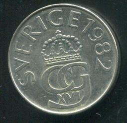 【錢幣】SWEDEN(瑞典),5 ORE,K845,1972 #206869 ,品相9新AU 歷史價格詳細信息