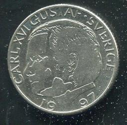 【錢幣】SWEDEN(瑞典),1-Kronor,K852a,1993 #206746 ,品相全新UNC 歷史價格詳細信息