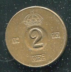 【錢幣】SWEDEN(瑞典),2 ORE,K821,1958 #206858 ,品相極美上XF+ 歷史價格詳細信息