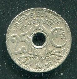 【硬幣】France (法國), 25 Centime , K867a , 1924 #207043,品相美上VF+ 歷史價格詳細信息