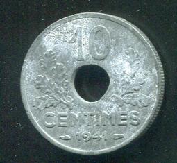 【硬幣】France (法國), 10 Centime , K866a , 1925 #207015,品相美上VF+ 歷史價格詳細信息