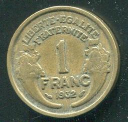 【硬幣】France (法國), 1 FRANCE , K902.1 , 1943 #207113,品相美上VF+ 歷史價格詳細信息