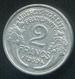 【硬幣】France (法國), 2 FRANCE , K904.1 , 1943 #207156,品相極美上XF+ 歷史價格詳細信息