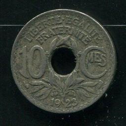 【硬幣】France (法國), 10 Centime , K866a , 1925 #207015,品相美上VF+ 歷史價格詳細信息