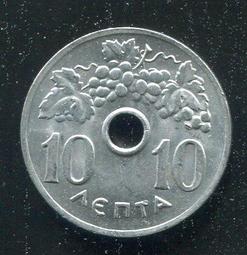 【硬幣】GREECE(希臘),10 Drachma , K86 , 1968 #207569 ,品相極美XF 歷史價格詳細信息