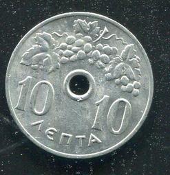 【硬幣】GREECE(希臘),10 Drachma , K86 , 1968 #207569 ,品相極美XF 歷史價格詳細信息