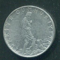 【硬幣】TURKEY (土耳其), 2.5 Lira , K893.1 , 1965 #207752 品相全新UNC 歷史價格詳細信息