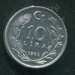【硬幣】TURKEY (土耳其), 10 Lira , K964 , 1988 #207810 品相全新UNC 價格比較,價格查詢,歷史價格詳細信息
