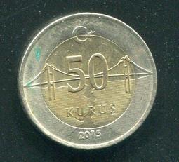 【硬幣】TURKEY (土耳其), 50 Kurus , K882 , 1947 #207849 品相全新UNC 歷史價格詳細信息