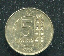 【硬幣】TURKEY (土耳其), 5 Kurus , K890.3 , 1974 #207909 品相全新UNC 歷史價格詳細信息