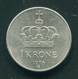 【硬幣】NORWAY (挪威), 1 KRONE , K419 , 1989 #203299 品相極美XF 歷史價格詳細信息