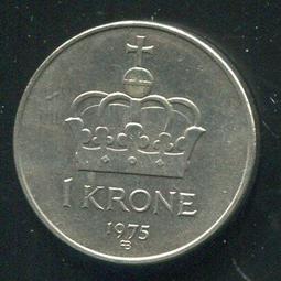 【硬幣】NORWAY(挪威)，1 KRONE，K385，1939 ，品相美上VF+ #191504 歷史價格詳細信息