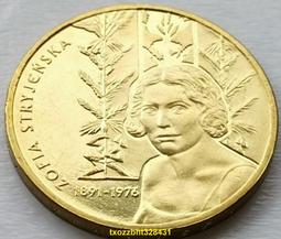 【滿300出貨】波蘭2004年州幣系列-盧布林省麋鹿2茲羅提紀念幣UNC黃銅硬幣27mm 歷史價格詳細信息