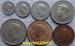 新西蘭6便士北島垂耳鴉，喬治六世19.3mm30651 歷史價格詳細信息